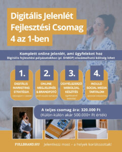 digitális jelenlét fejlesztés csomag